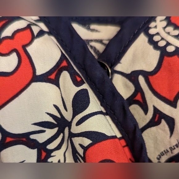 EUC Vineyard Vines for Target floral mini dress adjustable thin tank straps ruch - Picture 9 of 10